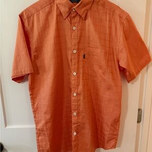 Axis Orange Short Sleeve Men's Shirt Size M